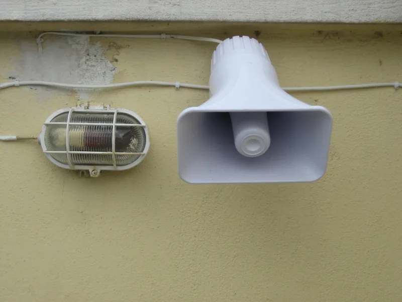 External alarm siren