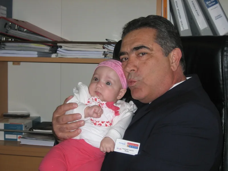 My Dad and Machi.