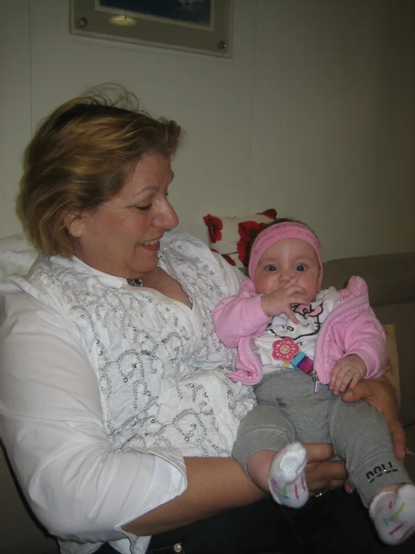 My Mom and Machi.