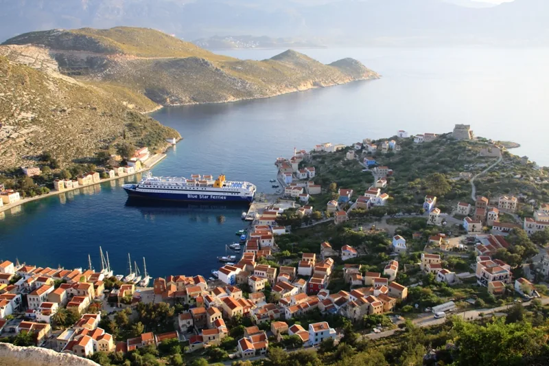 Kastelorizo from the top