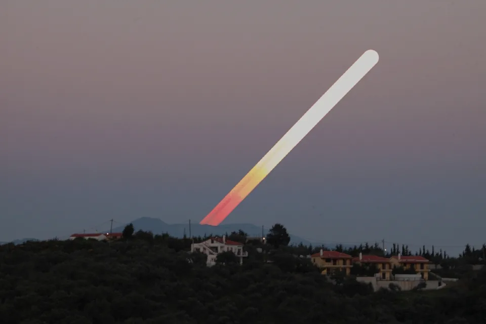 Moon trails