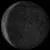 Moon phase on the night of the observation