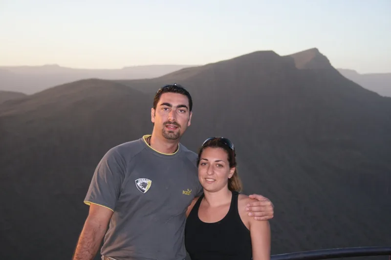 Me and my wife