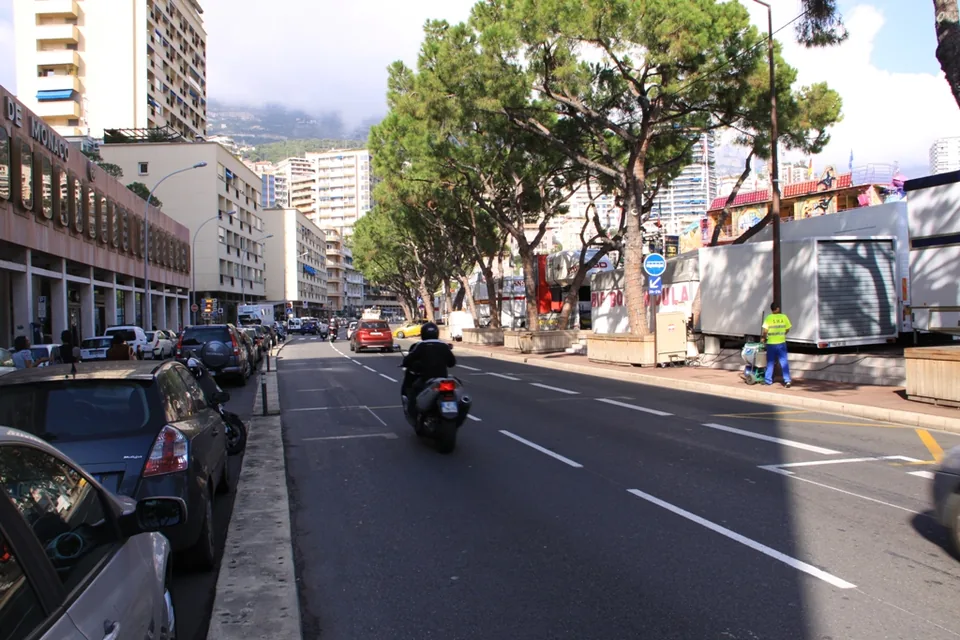 Monaco F1 starting point