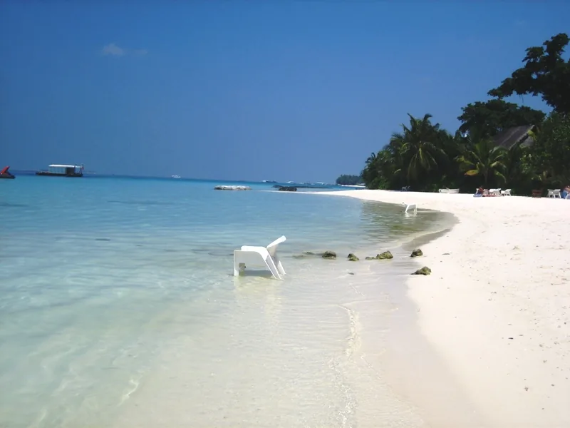 Chair in the sea