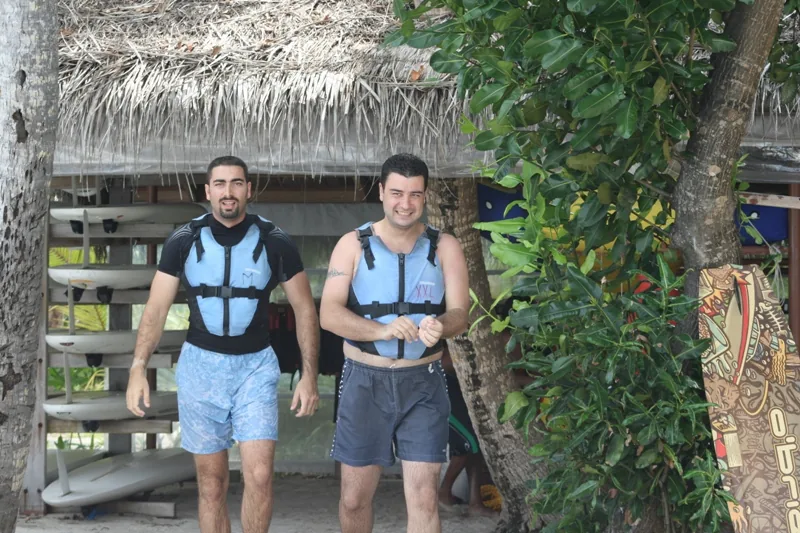 Getting ready for water tubes